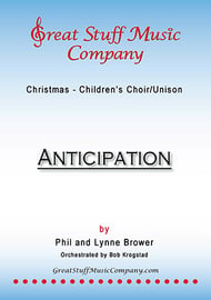 Anticipation Unison choral sheet music cover Thumbnail